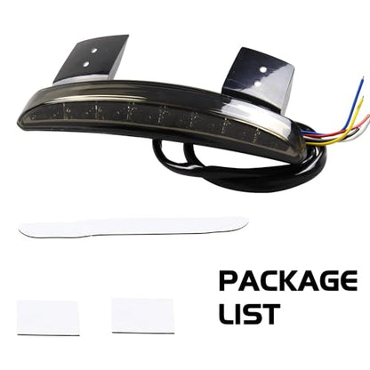 Chopped Fender Edge Light Kits Motorcycle LED Brake Taillights Integrated Turn Signals Lights 12V Tail Lights for Harley Sportster XL883N XL1200NS XL1200V XL1200X XL1200XS 2014-2024