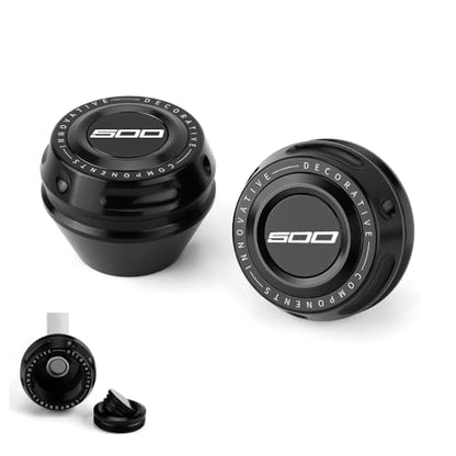 Motorcycle Front Wheel Axle Fork Slider Crash Protector Compatible With Ninja 500 ABS/SE/KRT 2024 2025 | Ninja500 Accessories (black)