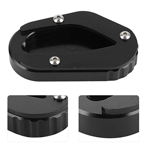 Motorcycle Kickstand Pad, Motorcycle Stand Pad Fit for Triumph Bonneville T100 / T120, Motorcycle Kickstand Foot Side Stand Extension Pad Support Plate, Soft Ground, Hot Pavement, Outdoor Parking