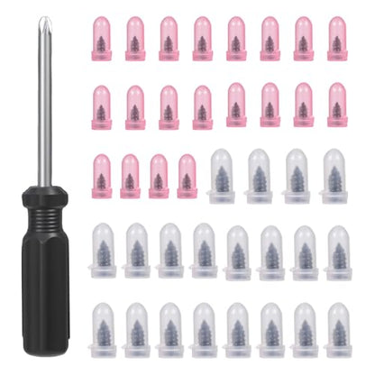 40pieces of tire Repair Rubber Bolts, tire Screw Plug Quick Repair Tool, Vacuum tire Repair kit with Spiral Rubber Bolts, Suitable for Various Types of Vacuum Tires