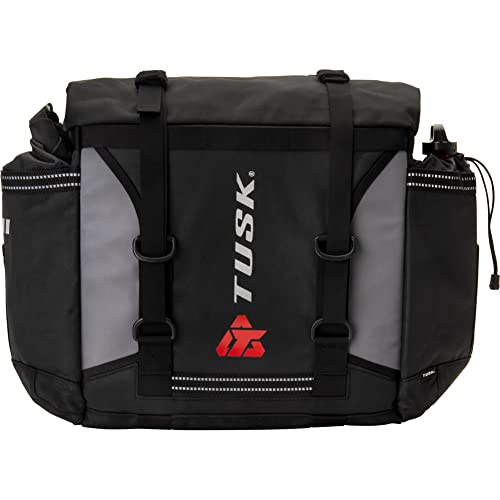 Tusk Olympus Pannier Bags with Tusk Pannier Rack Mounts Black/Grey