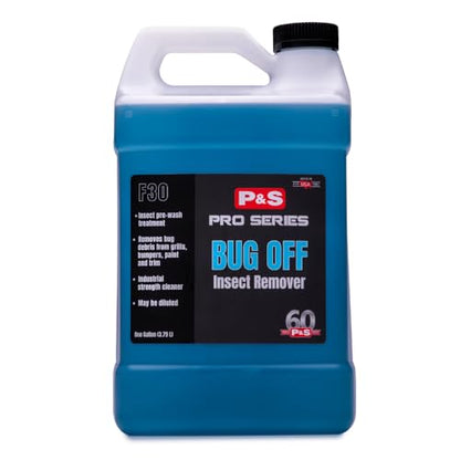 P&S Professional Detail Products Bug Off Insect Remover – Industrial-Strength Bug Splatter Cleaner, Safe for Paint, Trim & Grills, Pre-Wash Treatment, Easy Spray & Rinse Formula - 1 Gallon - size: 1 Gallon