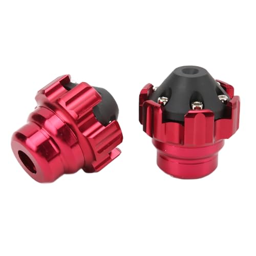 KIMISS 2pcs Wheel Fork Frame Sliders for Motorcycle, CNC Aluminum Alloy Crash Protection, Universal Fit Axle Protector, Fork & Wheel Guard