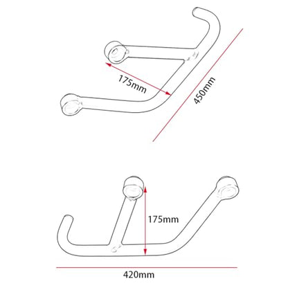 Motorcycle Highway Crash Bars Engine Guard Bumper Fit for MT03 MT-03 2016-2024 Body Frame Falling Protector Freeway Crashbar