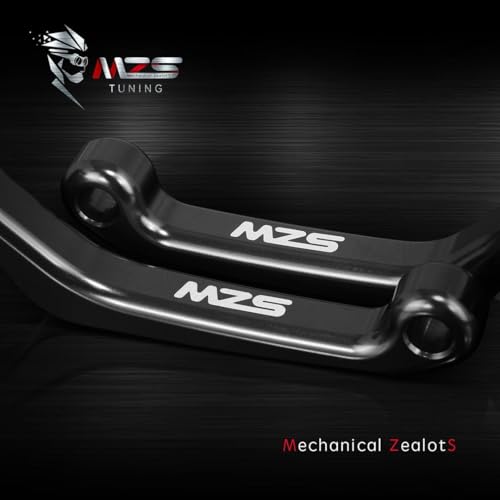 MZS Black Dirt Bike Brake Clutch Levers Pivot CNC Compatible with CR125R 2004-2007 / CR250R 2004-2007 / CRF250R 2004-2006 / CRF450R 2004-2006 / CRF250X 2004-2018 / CRF450X 2005-2018 - color: Black, size: CR125R/CR250R/CRF250R/CRF450R/CRF250X/CRF450X