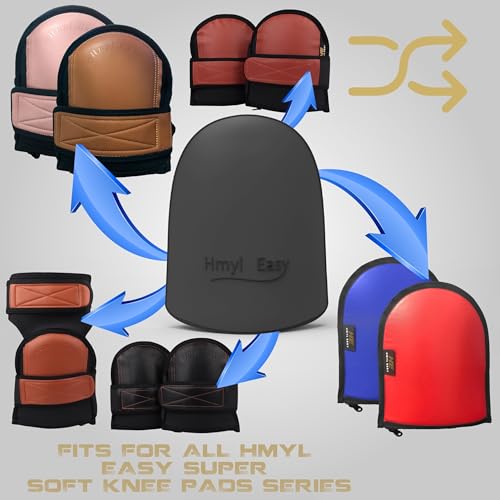 Upgraded Replaceable Inner Cushion Knee Pads for ALL HE Leather Knee Pads Series - color: 1 Pair of Liners