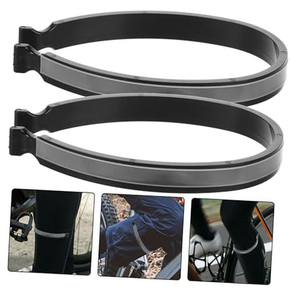 2pcs Cycling Pants Clips Reflective Running Leg Clip for Ankle Safety Bike Riding Accessories