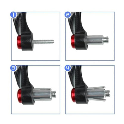 Motorcycle Handlebar Grips Brake Clutch Levers Guard Protector Handguard FOR CBR250 CBR 250 CBR250R CBR250RR 2011-2024 - color: Silver With Logo