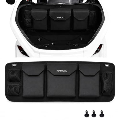 PANICAL Motorcycle for Honda GoldWing GL1800 Tour DCT 2021-2024 2025 2026 Rear Top Trunk Organizer Bag Gloves Tools & Accessories Nylon Fit Inside Top Case (Black)