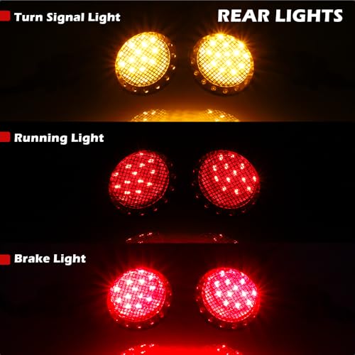 TSUNG 4PCS Motorcycle Bullet LED Front Rear Turn Signal Light SMD Blinker Indicator for Cruiser Chopper Bobber Cafe Racer Street Bike (SMD-Chrome-4PCS) - color: SMD-Chrome-4PCS