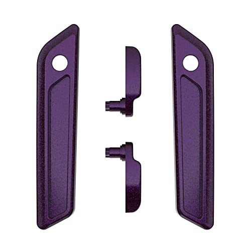 Advanblack Saddlebag Latches Covers, Lid Lifters Levers Fit for 2014+ Harley Touring Hard Saddlebags - Hard Candy Mystic Purple Flake - color: Hard Candy Mystic Purple Flake