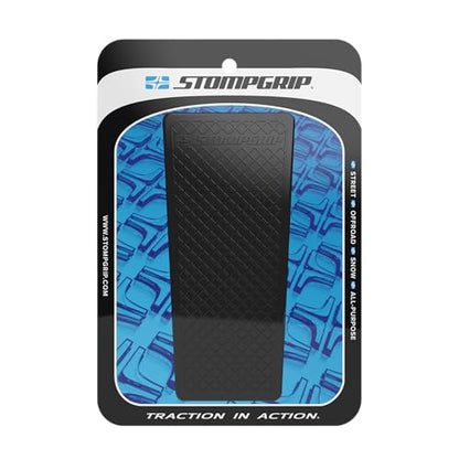 STOMPGRIP | Motorcycle Center Tank Pad Protector | Universal Fit | Pint | Waffle Black - color: Black