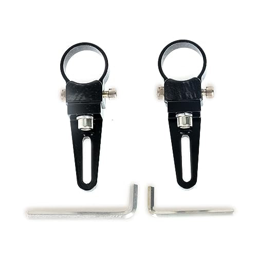 1.25 Inch Bull Bar Tube Mount Clamps JIUHUAN LED Light Bar Mounting Brackets Roof Roll Cage Holders for Offroad Trucks ATV SUV 2pcs - size: 1.25inch-L025