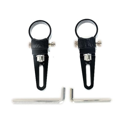 1.25 Inch Bull Bar Tube Mount Clamps JIUHUAN LED Light Bar Mounting Brackets Roof Roll Cage Holders for Offroad Trucks ATV SUV 2pcs - size: 1.25inch-L025
