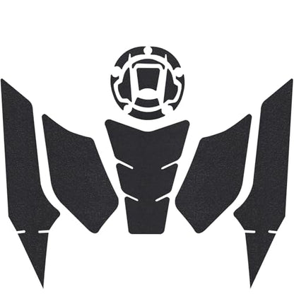 Compatible with C&FMOTOR 675SR-R 675SR R 2024 Side Fuel Tank Pads Protector Stickers Decal Gas Knee Grip Traction Pad Side Sticker Accessories (Black)