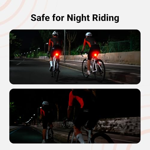 COOSPO TR70 Bike Radar Tail Light, Alerts for Vehicle in 140M, Auto Brake Highlight, 7 Lighting Modes, 40H Long Battery Life, Support APP/Garmin Cycling Computers Display for Road & MTB Cycling Safety