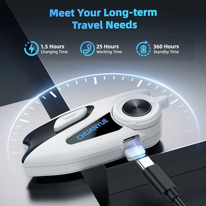 Motorcycle Bluetooth Headset with 43mm Helmet Speakers, 2-Way Helmet Intercom Communication System with Noise Cancellation, Music Sharing, FM, IP67 Waterproof (White,1-Pack) - color: White