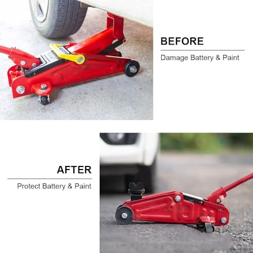 DEDC Floor Jack Pad,Universal Square Pinch Weld Protector Rubber Jack Pad, Jack Stand Adapter, Frame Rail Protector Car Lift Accessories (4 PCS) - size: 4 PCS