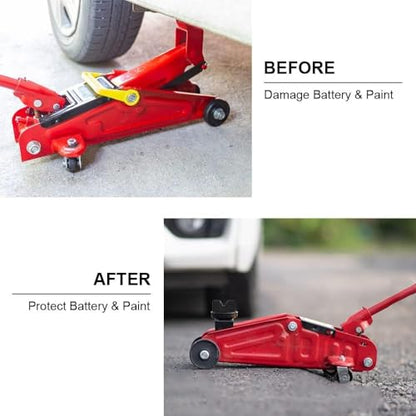 DEDC Floor Jack Pad,Universal Square Pinch Weld Protector Rubber Jack Pad, Jack Stand Adapter, Frame Rail Protector Car Lift Accessories (4 PCS) - size: 4 PCS