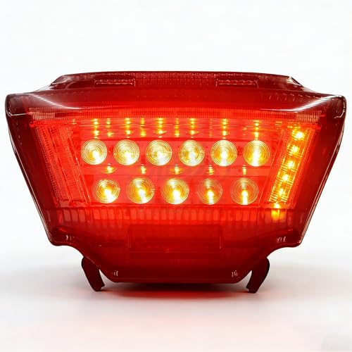 Integrated LED Tail Brake Turn Signal Light,#MD059-2,Smoke | Compatible with Kawasaki Ninja ZX10R ZX-10R 2011-2015 - color: Smoke