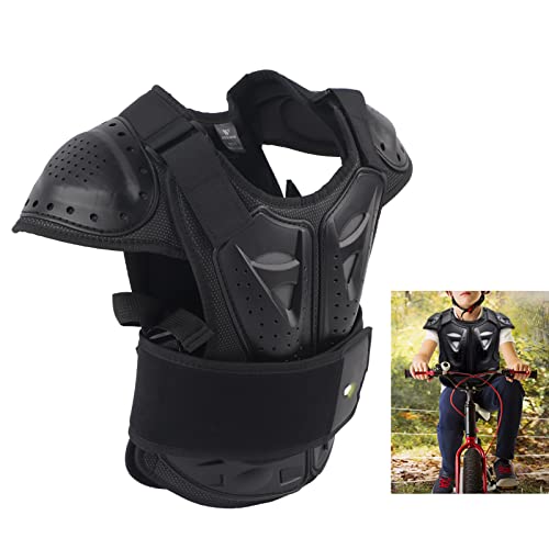 Kids Riding Armor Kids Cycling Armor Youth Body Protector Child Protective Vest Chest Back Protector Reflective Adjustable Hook and for Motorcycle Scooter - size: Small