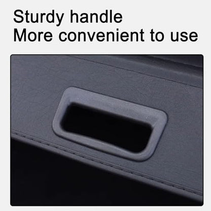 Compatible with Cadilla Optiq 2024-2025, Car Rear Boot Cargo Cover, Luggage Storage Compartment, Organiser, Rack Dividers, Curtain