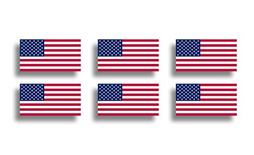 6 pcs USA Stealthy Flag Hard Hat Stickers, Black Ops Hardhat Decals | Tactical Morale Military Gear Labels USA American Flag Helmet Toolbox - color: Usa Flag (Non Refl)
