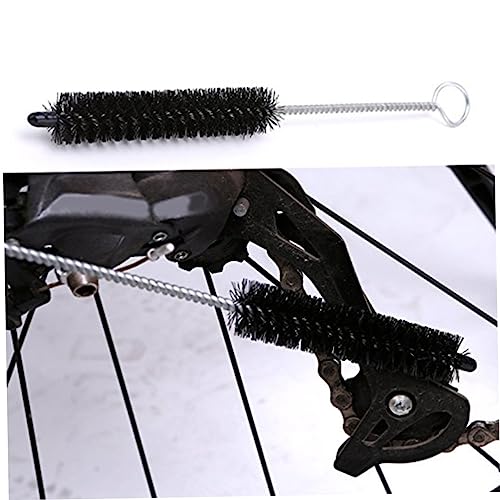 KOMBIUDA 6-in-1 Bike Cleaner Tool Kit for Bikes Chain Brush Tire Cleaning Brush Set Sprocket Scraper Compact Ergonomic Design