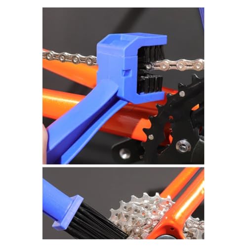Red Motorcycle and Bicycle Chain Brushes Bicycle Cleaning Chain Brushes