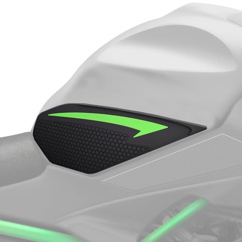 Motorcycle Ninja650 Z650 Fuel Tank Traction Pad Side Gas Knee Grip Protective Sticker Protector (for Kawasaki Vehicle) Years 2018 to 2025 (Green) - color: Green