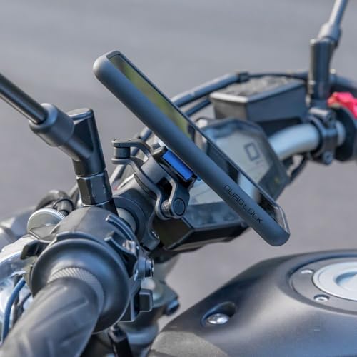 Quad Lock Motorcycle Handlebar Mount Kit with Vibration Dampener and MAG Phone Case for iPhone 17 Air - size: iPhone 17 Air