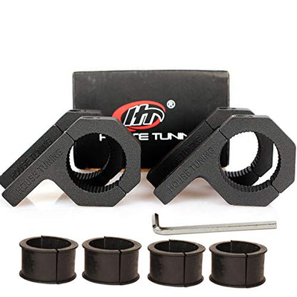 Round Bar Clamp Bracket Kit - Pack 4 Clamps, Roof Cage Holder for 1 1/8" Bar - size: 1.125"-Clamp Kit