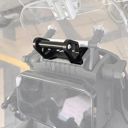 for CFMOTO 450MT MT450 Ibex 450 2024-2025 Motorcycle GPS Phone Holder Auxiliary Device Mount Navigation Extension Brackets(12mm) - size: 12mm