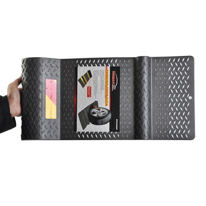 Black Parking Mat, 21" x 10" x 2" Parking Mat (1)