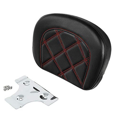 Detachable Sissy Bar Backrest Pad Fits For Harley 1997-2023 Touring Road King Tri Glide Street Glide Road Glide Electra Glide 2018-2023 Softail Slim FLSL Low Rider FXLR - color: Style F# 2