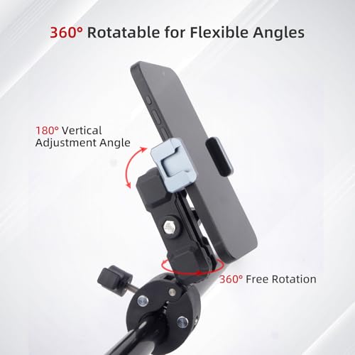 Double Socket Arm,Extension Arm Compatible with Mounts Any B Size 1" Ball Head Components & Bike Motorcycle Car Phone Mount Holder with 1'' Ball Adapter, Aluminum Alloy & Medium 3.54", 75002 - size: Medium socket arm