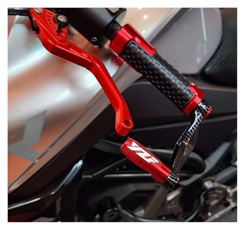 Handlebar Brake Clutch Lever Guard for Ya&maha YZF R1 R3 R6 R15 R125 R25 YZFR6 2025 2024 2023 22 Motorcycle Handlebar Grips Guard Brake Clutch Levers Protector - color: Grey