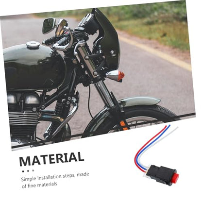 Motorcycle Light for ATV and Scooters Dual Flash Warning Controller Easy to Install Compatibility Design for Emergency Roadside Use