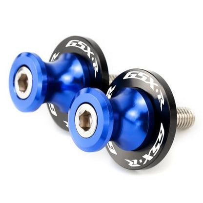 Motorcycle Swingarm Spools Fit For GSX-R600 GSX-R750 GSXR 1000 1100 GSX1300R - 2024 2025 Rear Frame Stand GSXR 125 150 250 300 Swingarm Spools Frame Sliders GSXR Accessories BE - color: blue