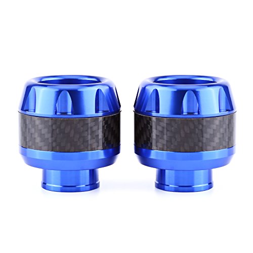 Motorcycle Frame Sliders,front axle sliders,aluminum frame sliders,electric scooter sliders,crash bobbins,motorcycle axle slider,clash 200 efi scooter rear frame sliders,front(Blue) - color: Blue