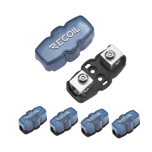 Recoil SFH11-5 5pcs Super Compact Mini-ANL Inline Fuse-holder 4/8 Gauge In & Out