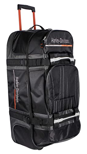 Harley-Davidson 33" On Tour Wheeling X-Large Duffel Bag - Midnight (33") - size: 33"