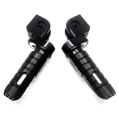 MZS Motorcycle Foot Pegs, Double Adjustable Front Rider Footpegs Footrest Rest Pedal Black Compatible with EX250 EX300 EX400 EX650 Z125 Z400 Z650 Z750 Z800 Z900 Z900RS Z1000 Z1000SX ZX6R ZX10R ZX14R - size: EX250 EX300 EX400 EX650 Z125 Z400 Z650 Z750 Z800