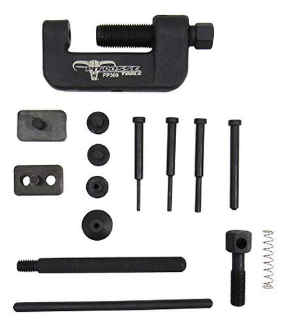 Pit Posse PP309 Chain Breaker and Riveting Tool - 16-Piece Motorcycle Chain Cutter Tool Kit - User-Friendly & Practical - Premium Quality Sturdy Design - Includes Carrying Case