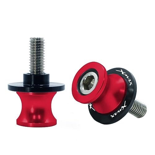 Motorcycle Swing Arm Slider Shaft Motorcycle M6 Swingarm Spools Slider Swing Arm Stand Screws Paddock For Y&AMAHA X MAX XMAX 125 200 250 300 400 X-MAX All Years(M6-1) - color: M6-1