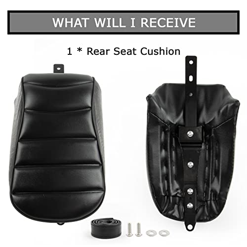 PSLER Motorcycle Rear Passenger pillion Seat Pad for Sportster Iron 883 XL883N 2016 2017 2018 2019 2020 2021 2022 Accessories