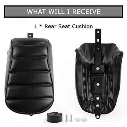 PSLER Motorcycle Rear Passenger pillion Seat Pad for Sportster Iron 883 XL883N 2016 2017 2018 2019 2020 2021 2022 Accessories