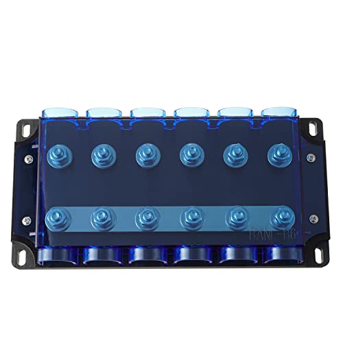 BOJACK 6-Way Mega Fuse Holder (Pack of 1 ANM-B6) - size: 6-Way