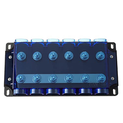 BOJACK 6-Way Mega Fuse Holder (Pack of 1 ANM-B6) - size: 6-Way