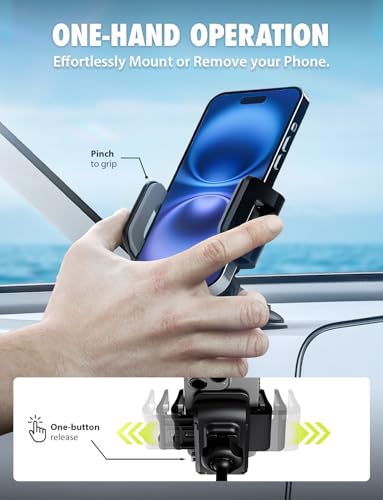 Bracketron Griplox Waterproof Phone Mount for Boats – Marine Suction Cup Holder with Sealed Case, Secure Boat/Kayak/Jet Ski Phone Holder, Fits Smartphones up to 6.75"